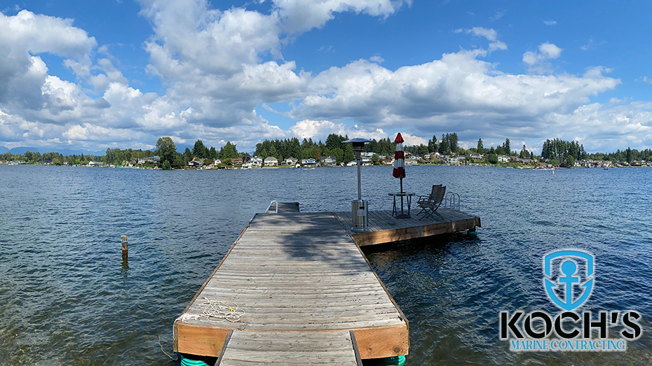 Early Spring Dock Installation in Michigan